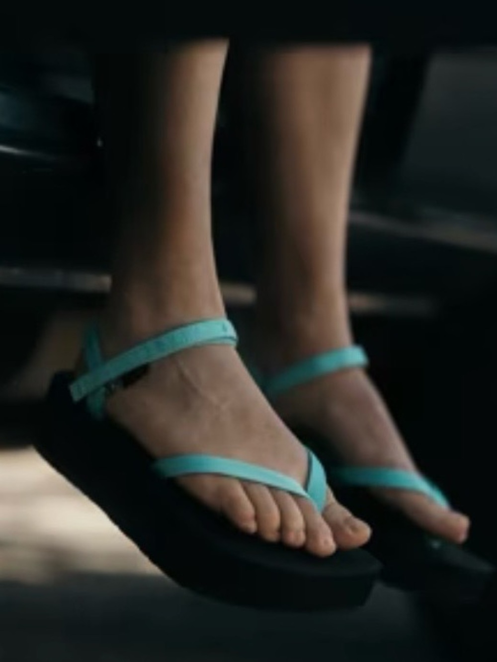 Teva Women's Teal Strappy Footbed Sandals - Picture 6 of 16